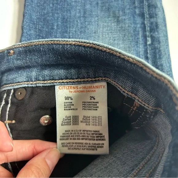 Citizens of Humanity Rocket Jeans Women’s Size 26 Blue - Picture 5 of 8